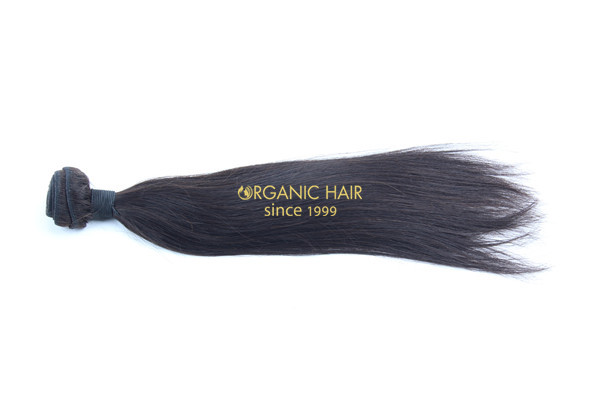 Virgin indian natural hair extensions